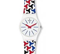 Swatch Women's Analogue Quartz Watch with Silicone Strap LW156