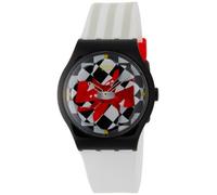 Swatch Women's Wrist Watch Disco Vibe Supb100 with Plastic Strap