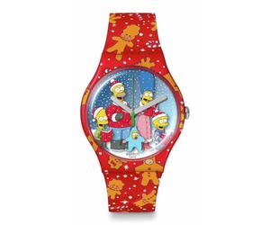 Swatch Wondrous Winter Wonderland, Red, The Simpsons