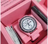 Swatch x Omega Moonswatch Mission To The Moonphase - Snoopy Black White New Moon