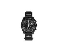 Swatch x Omega New Moon 42mm watch - Black One Size