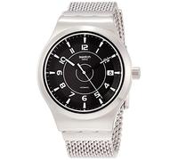 Swatch Mens Analogue Automatic Watch with Stainless Steel Strap YIS418MA