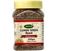 Swathi Cumin Seeds 100g Aromatic and Flavorful Whole Jeera for Cooking Indian Spices for Authentic Dishes Product from India Pack of 1