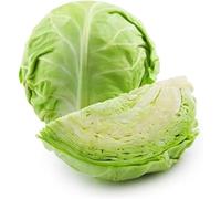 Swathi Fresh Green Cabbage Crisp, Farm Fresh, Tender Leaves Perfect for Salads, Curries and Stir Fry Approx 1kg