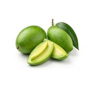 Swathi Fresh Green Mango Unripe Mangoes for Pickling and Cooking Tangy and Flavorful 4Kg
