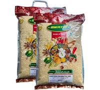 Swathi Haryana Basmati Rice 5kg Long Grain Aromatic Fluffy Texture Ideal for Biryani, Pulao Pure and Authentic Basmati Rice Product From India Pack of 2