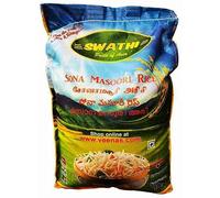 Swathi Sona Masoori Rice 10kg Lightweight Aromatic Ideal for Daily Cooking South Indian Meals Biryani and Pulao Product from India Pack of 1
