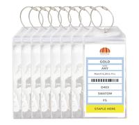 SWATOM Cruise Luggage Tags for Suitcases Waterproof Clear Luggage Bag Tag Holders for 2024 & 2025 Cruise Ships Essentials, 7.3x3.5'', 7.3 * 3.5''