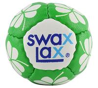 SWAX LAX Lacrosse Training Ball - Indoor Outdoor Practice Less Bounce & Rebounds (1 Shamrock)