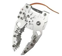 Swaytail Professional Metal Robot Arm/Gripper/Mechanical Claw/Clamp/Clip with High Torque Servo, RC Robotic Part Educational DIY for Arduino/Raspberry Pie, Science STEAM Maker Platform (Silver)