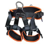 SwaYve Aerial Work Safety Belt, Safety Harness, Climbing Equipment Drop Protection Half Body Working at Heights Safety Belt/Orange