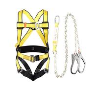 SwaYve Full Body Safety Harness Kit, Climbing Harness Fall Arrest Harness for Roof Ladders, Tree Rock Climbing, Mountaineering, Fire Rescue