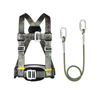 SwaYve Working at Height Safety Harness, Fall Arrest Belt with Adjustable Lanyard, Full Protection Climbing Harness for Working Roofing Climbing/Small Hook/1.8M