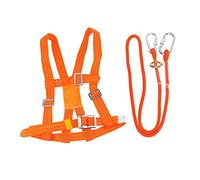 SwaYve Working at Height Safety Harness, Safe Belt with Hook Fall Protection Safety Kit for Safety Protection Fall Arrest/Small Buckle/3M