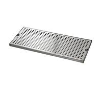 SWAYVES Stainless Steel Drip Tray, Beer Drip Trays,Rectangular Stainless Steel Beer Surface Mount Drip Tray,No Drain,for Home Bar/40Cm