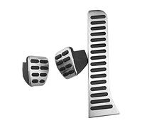 SWAZA Car Pedal Covers for V-W Golf 6 Scirocco 2009-2014, Non Slip Stainless Car Foot Pedals Pads Set, Accelerator Brake Clutch Footrest Pedal Accessories,A/MT
