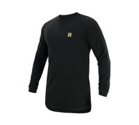 Swazi Long Sleeve Micro Top - Black Medium Black Medium Black Tops & Shirts