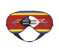 Swaziland Flag Print Eye Mask for Comfortable Sleep â€“ Elastic Nighttime Shade, Perfect for Plane, Travel, and Meditation