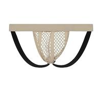 Swbreety Men's See Through Fishnet Jockstrap Underwear Mesh Jock Strap G-String Thongs Underpants, Beige, M
