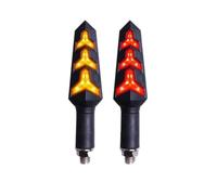 SWDJILNV Led Turn Signal Light LED Turn Signals for Motorcycle Flasher Flowing Signal Indicators Built Relay Motorbike Arrows Brake Light Bendable