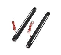 SWDJILNV Led Turn Signal Light Motorcycle Aluminum Front LED Flush Turn Signals Light Flashing Brackets Signal For Fat Boy For FLSTF