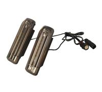 SWDJILNV Led Turn Signal Light Motorcycle Rear Saddlebag For Accent LED Light Insert Filler Support Amber Turn Signal For Touring For Road Glide 2014-2023