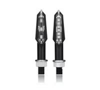 SWDJILNV Led Turn Signal Light Motorcycle Turn Signal Indicator Light Blinker Double Sides for 2Pcs Amber/Red/White Universal 9LED