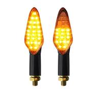 SWDJILNV Led Turn Signal Light Motorcycle Turn Signal Light E4 Lightings Built-in Flash Relay Flowing Lamp Motorbike Blinker