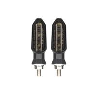 SWDJILNV Motorcycle LED Turn Signal Lights Amber Flashing Light Blinker Lamp 12V Indicator Accessories for 2/4 PCS 8mm