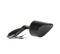 SWDJILNV Motorcycle Tail Brake Stop 1x 12V LED Motorbike Tail Light Brake Stop Rear Indicator Lamp Plate Black Red Lens Taillight For Chopper For Bobber ATV UTV