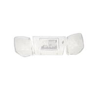 SWDJILNV Motorcycle Tail Brake Stop For 3KJ JOG 50 CY50 1992-2001 Tail Light Lamp Rear License Plate Taillight Support Holder Mudguard Cover(WHITE)