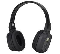 SWDSTP Portable Personal FM Radio Headphones with Good Reception, LED Display, Soft Ear Muffs, FM Headset Radio for Walking, Jogging, Meeting FM Receiver, Powered by 2 AAA Batteries(Not Included)