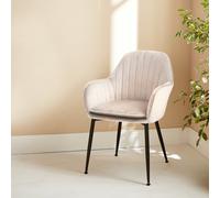 Swe ccent Chair With Metal Legs Shella Velvet 57X59X84.5 Cm