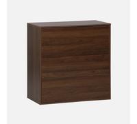 Swe hest Of Drawers 3 Drawers Walnut 70X35X70 Cm - Kompo