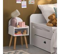 Swe hildren's Bedside Table Nephos White 30X28X55.6 Cm