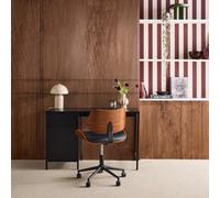Swe hildren's Desk In Laminated Steel With 1 Drawer Black L 120 X D 50 X H 75 Cm