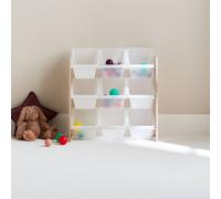 Swe hildren's Toy Storage Unit With 9 Baskets Tobias Natural 64X29.5X60 Cm