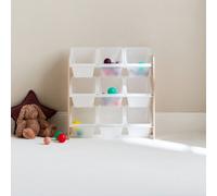 Swe hildren's Toy Storage Unit With 9 Baskets Tobias Natural 64X29.5X60 Cm