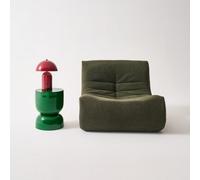 Swe offee Table Side Table Bedside Table Metal With Glossy Finish Dark Green 32X32X42 Cm - Madi