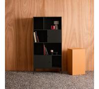Swe uffet Industrial Metal Storage Unit With 8 Compartments Black 80X35X160.5 Cm - Oklahoma