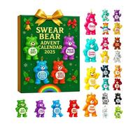 Swear Bear Advent Calendar 2025, Funny Adult Christmas Countdown Calendar With 24 Sassy Bears, Hilarious Holiday Decor & Gag Gift for Friends with a Sense of Humor (1Pc)