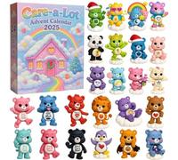 Swear Bear Advent Calendar 2025,Myideaglobal.My 24 Days Christmas Countdown Calendar 2D Animal Decor with Sass and Swear Words,Holiday Humor, Attitude, And Mischief Gift (Care-a-Lot)