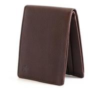 Swear Brands Leather Minimalist Wallet for Men | Slim Bifold Men's Wallet RFID Blocking with Pull Tab, ID Window, & Gift Box | Full-Grain Leather Money Clip for Men, Front Pocket Design (Walnut)