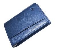 Swear Brands Premium Leather RFID Wallet for Men | Slim Front Pocket Minimalist Wallet for Men with Money Clip | Combo Bifold Mens Wallet with Pull Tab Credit Card Holder RFID blocking | Cobalt