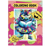 Swearing Cats: An Adult Coloring Book of Fifty Foul-Mouthed Cats