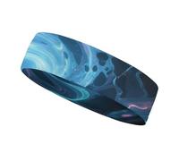 Sweat-Absorbent Sports Headband Fashionable Non-Slip Another Dimension Printed Headband Summer Accessories Elastic Band Suitable for Gym Football Yoga Running Hiking