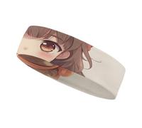 Sweat-Absorbent Sports Headband Fashionable Non-Slip Japan Anime Printed Headband Summer Accessories Elastic Band Suitable for Gym Football Yoga Running Hiking