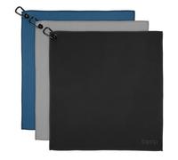 Sweat Absorbing Handkerchiefs - The Original Pocket-Sized Sweat Towels - Quick-Dry Microfiber Sweat Rags for Face, Hands, & Body - Men & Women - Gym, Sports, and Work (Neutrals: Large Size, 3 Pack)