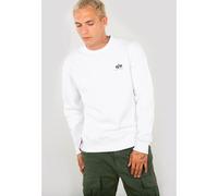 Alpha Industries Basic Small Logo Sweatshirt White L Men