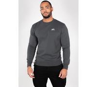 Alpha Industries Basic Sweater Small Logo Sweatshirt for Men Greyblack